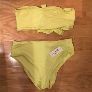 NEW with tags Kay and Elle strapless bikini